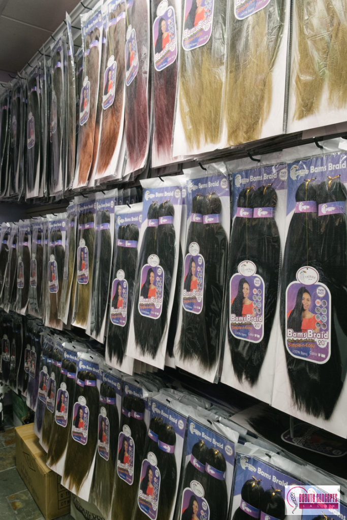Beauty Concepts Salon Hair Display